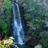 The nearby 'cachoerinha' or waterfall in Portuguese at Daterra's farm in Cerrado Mineiro, Brazil