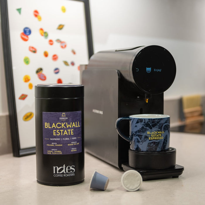 Notes Espresso Cup – Blackwall Estate Edition