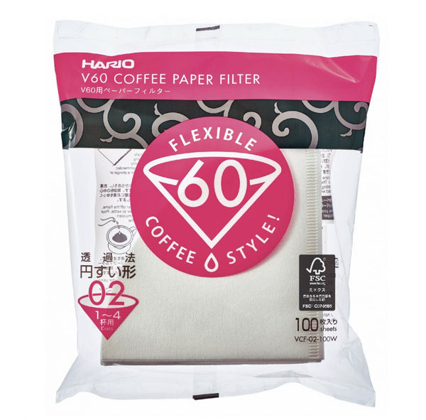 Hario V60 02 Filter Paper with 100
