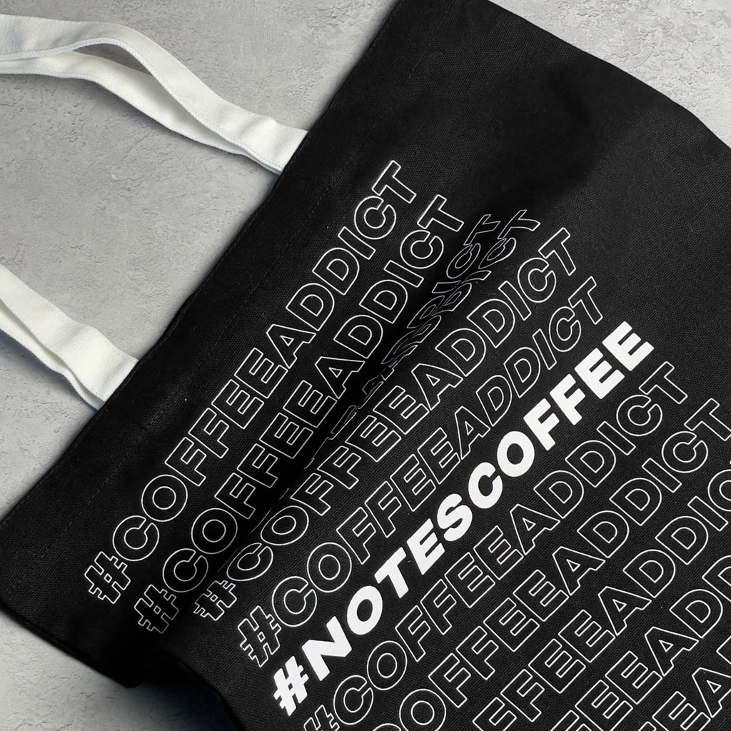 Notes #coffeeaddict Tote Bag